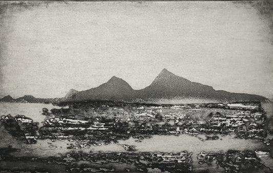 Ramsey Island from Grassholm Island
