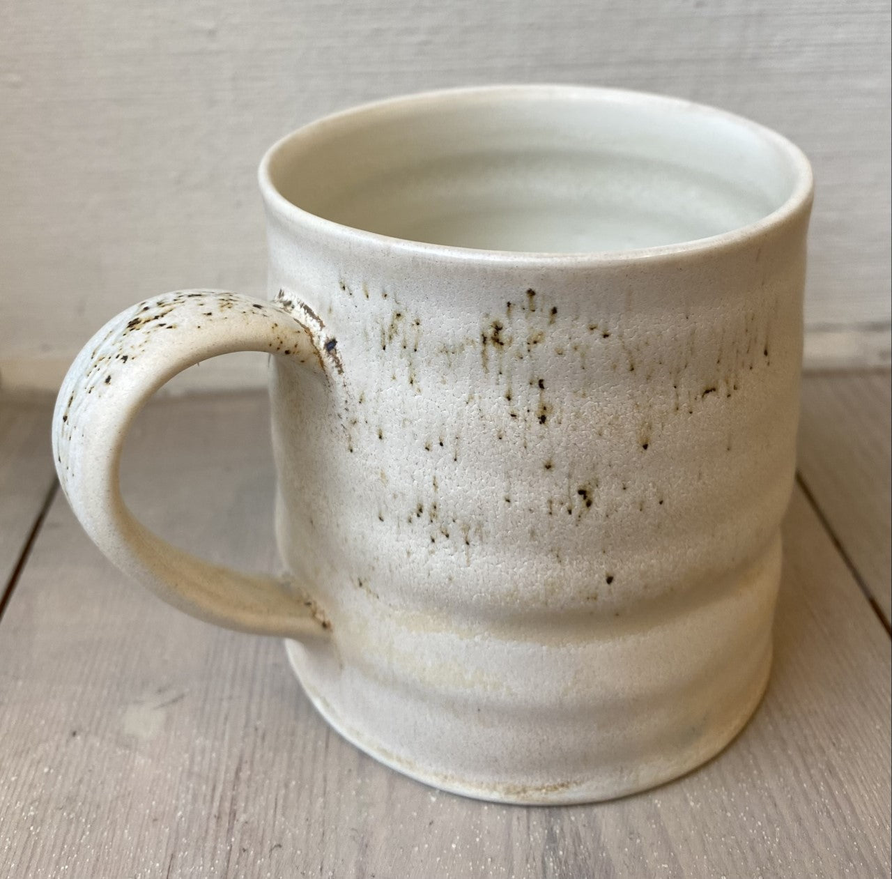 Rust coffee cup Iona Ceramics